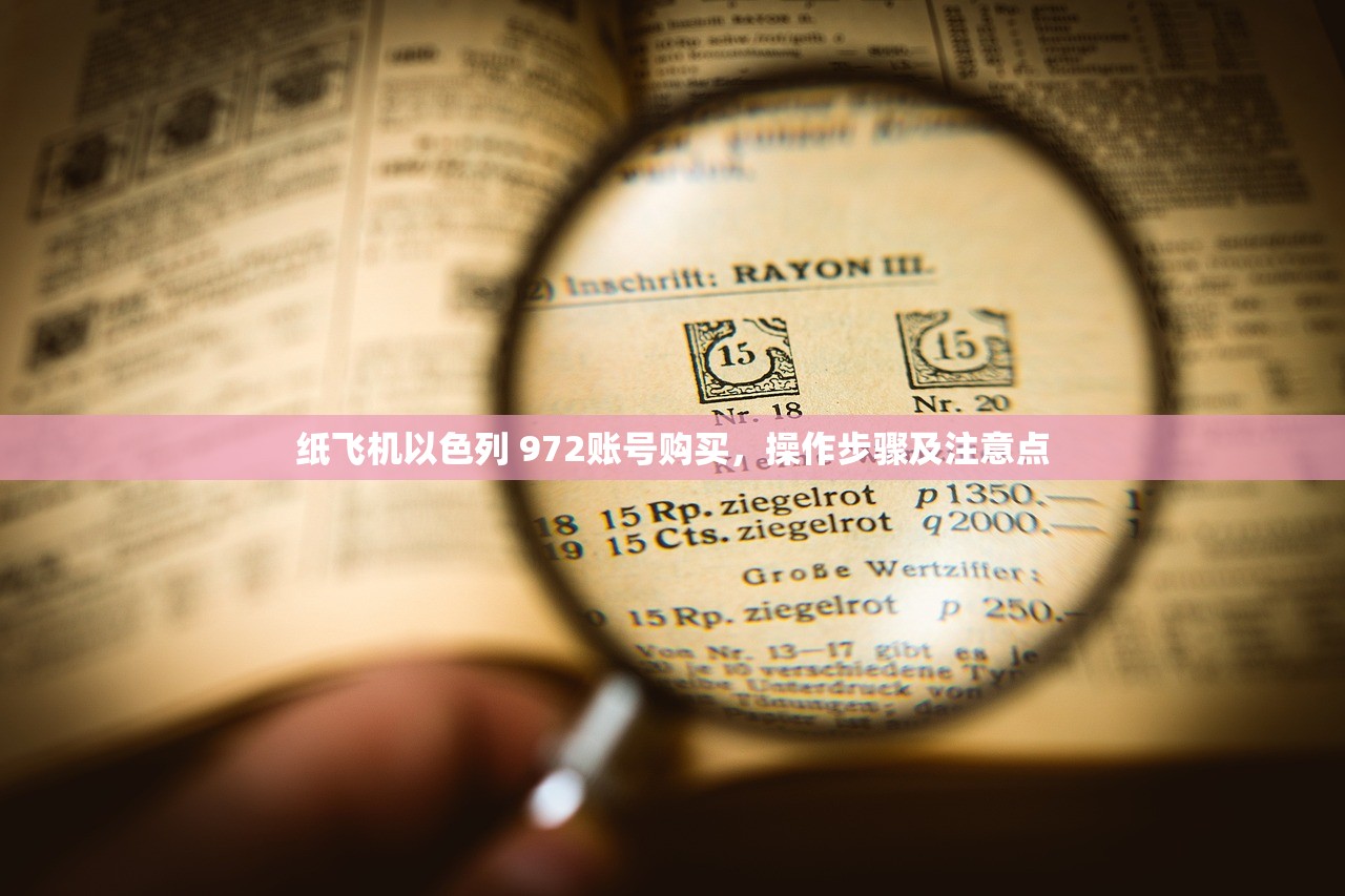 纸飞机以色列 972账号购买，操作步骤及注意点