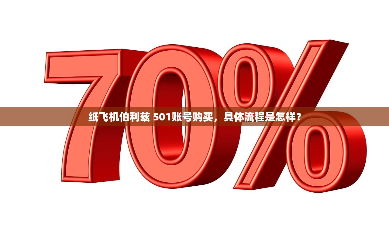 纸飞机伯利兹 501账号购买，具体流程是怎样？