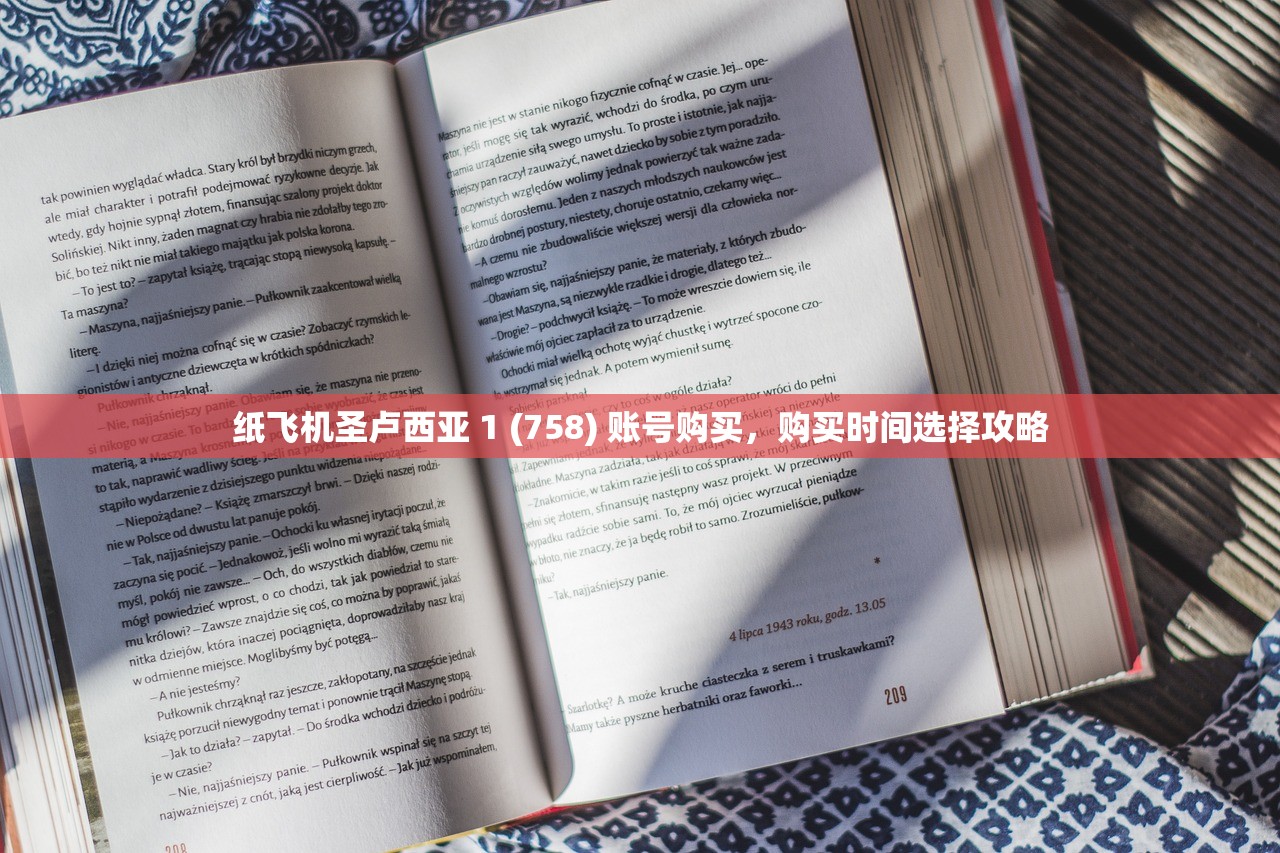 纸飞机圣卢西亚 1 (758) 账号购买,购买时间选择攻略